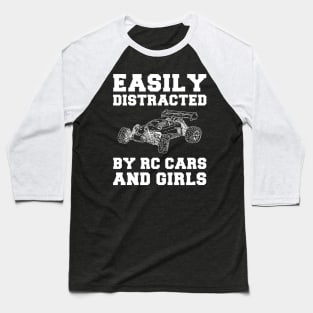 Remote Control Romances: RC-Cars & Girls Funny T-Shirt Baseball T-Shirt